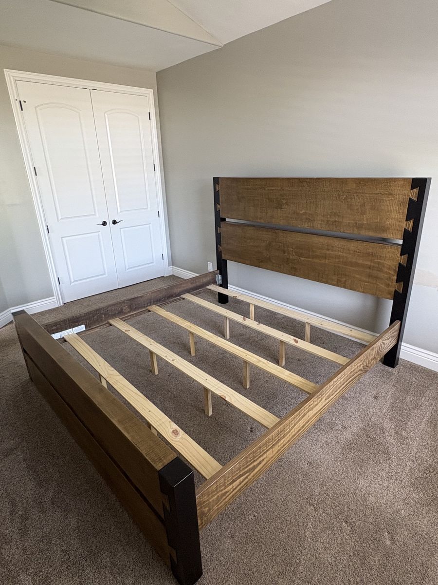 King Size (2-tone) Bedframe