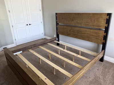King Size (2-tone) Bedframe