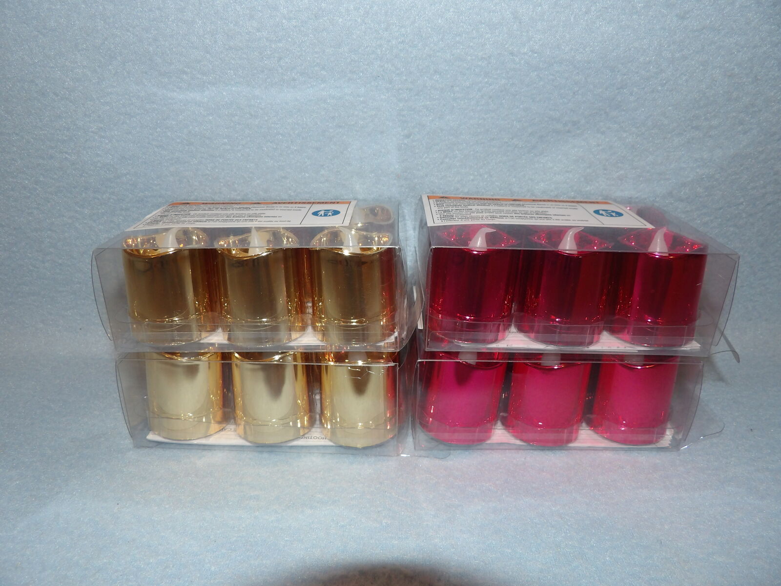 Ashland LED Plastic Mini Candle Votives Battery Operated-NEW-$8 for 1 box~$14 for 2 boxes~$18 for 3 boxes~$20 for all 4 boxes