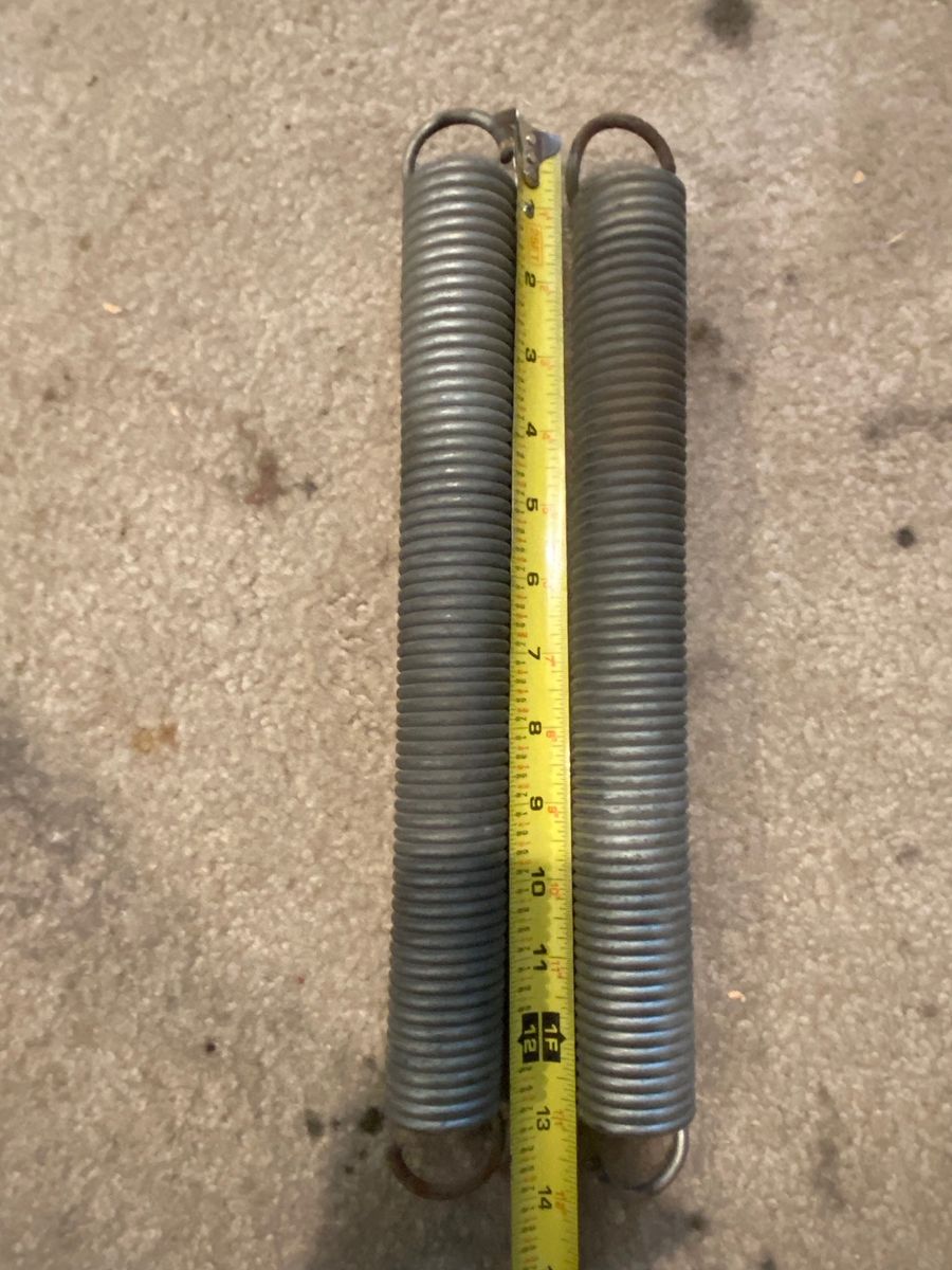 Tension spring used for a hydraulic press, 17" long 1"3/8" Diameter