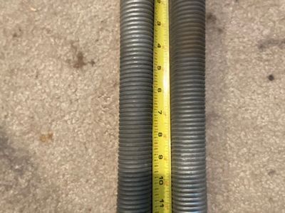 Tension spring used for a hydraulic press, 17" long 1"3/8" Diameter