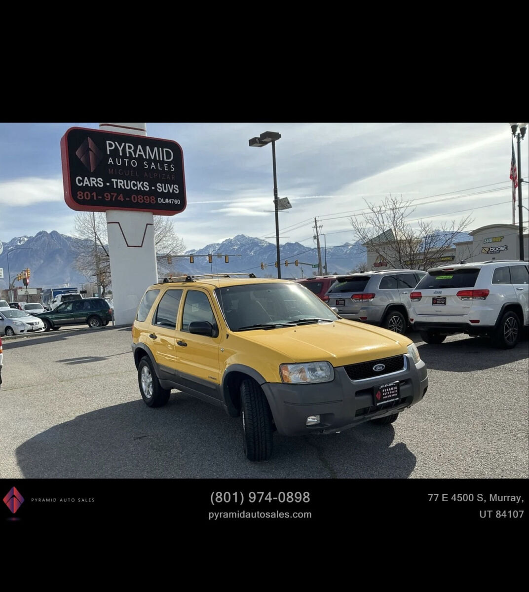 2001 FORD ESCAPE XLT Sport