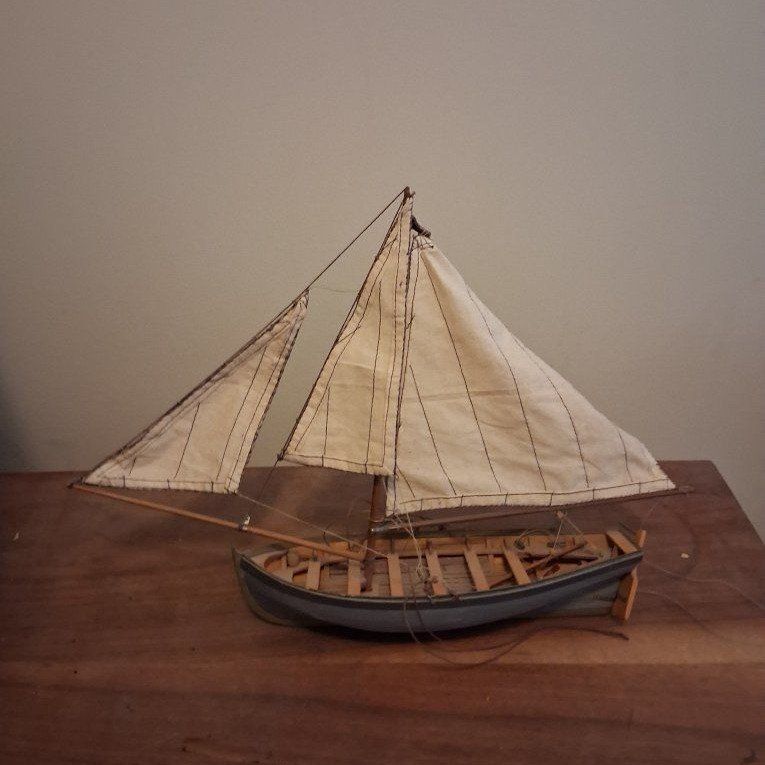 Vintage Model Sailboat