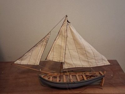 Vintage Model Sailboat