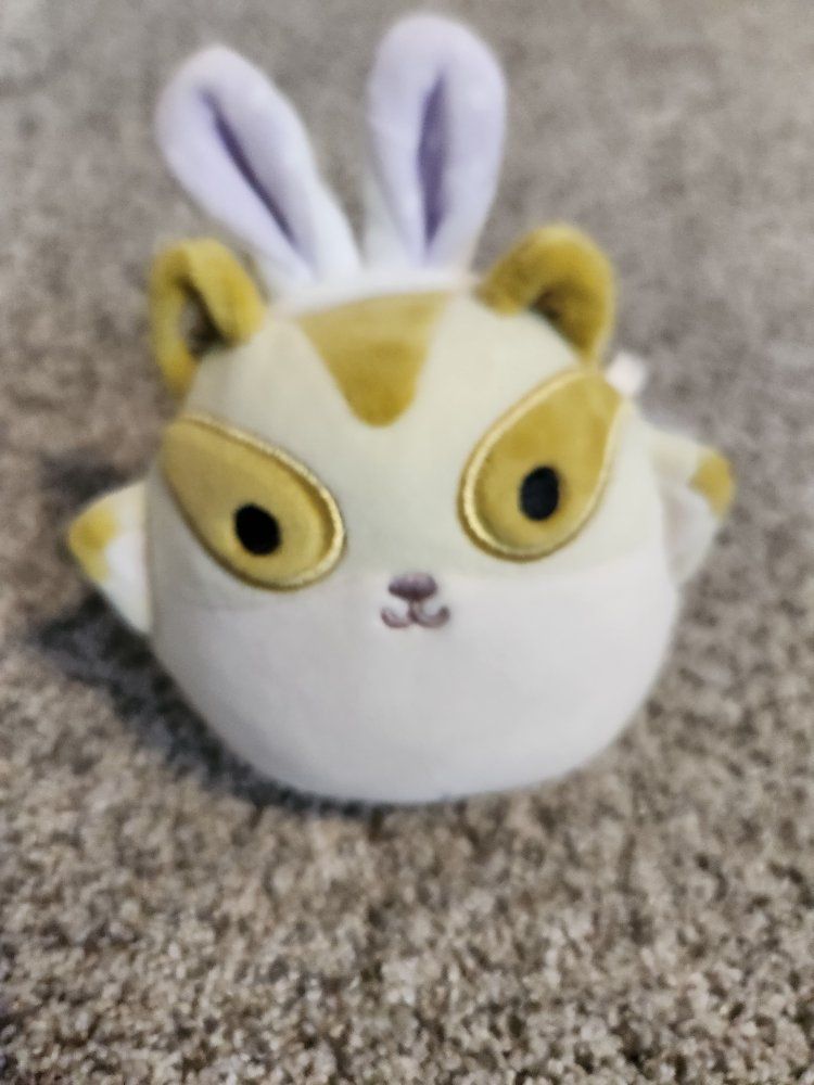 Original Squishmallows Nettie Easter Bunny Hamster Plush Toy Stuffed Animal 4 Inch