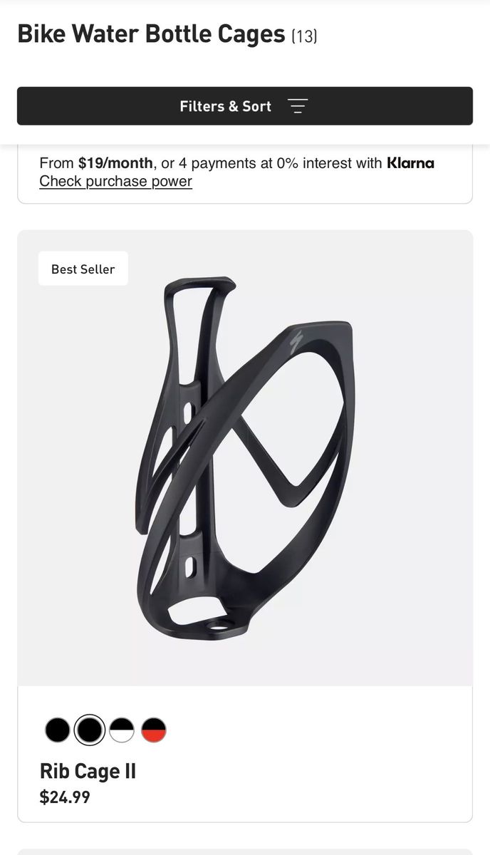 Specialized Rib Cage II Bike Water Bottle Cages - Pair