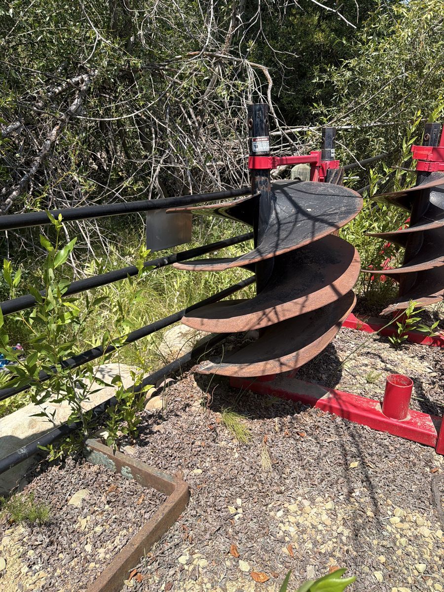 24” auger bit for tree planting 
