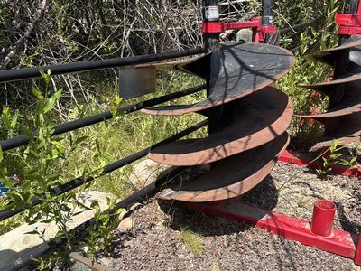 24” auger bit for tree planting