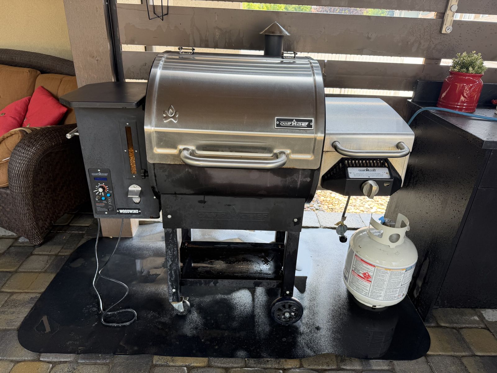 Camp Chef Woodwind Pellet Grill & Smoker with Sidekick  - Great Condition