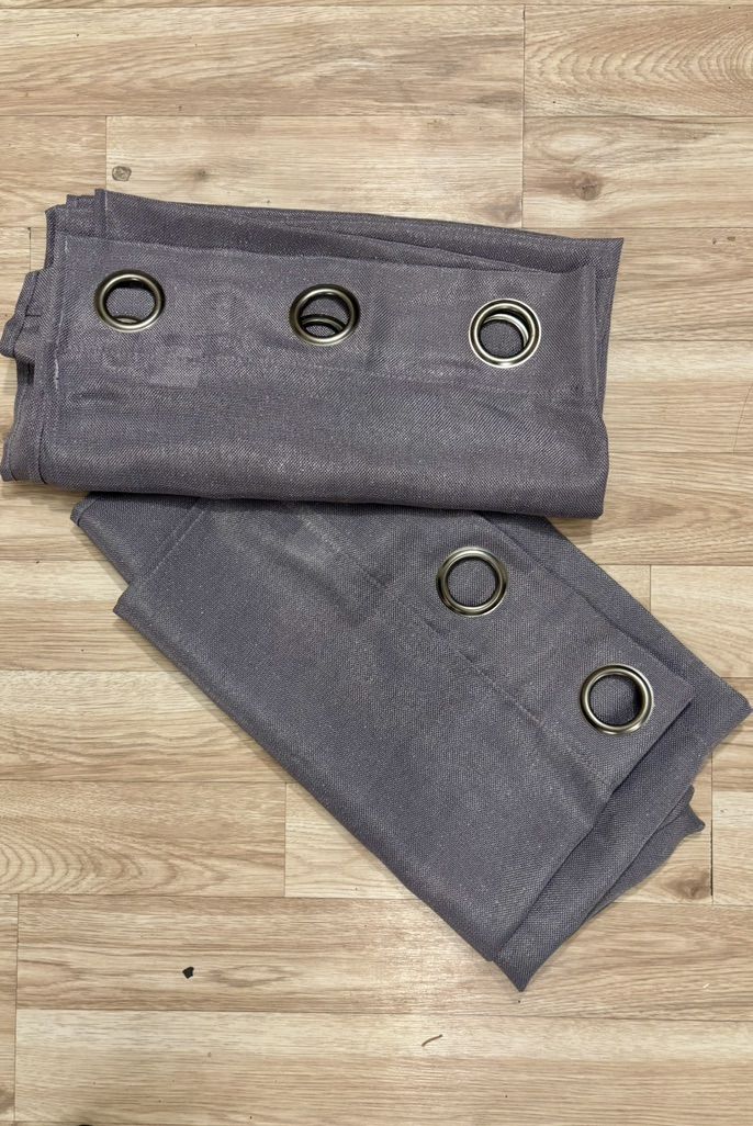 Silver (light gray) Curtains 84 Inch Length