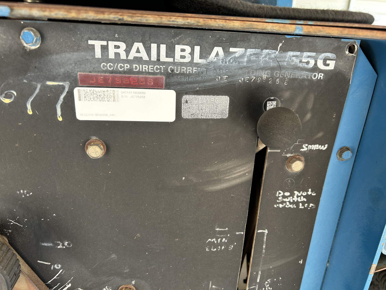 Miller Trailblazer 55 Welder