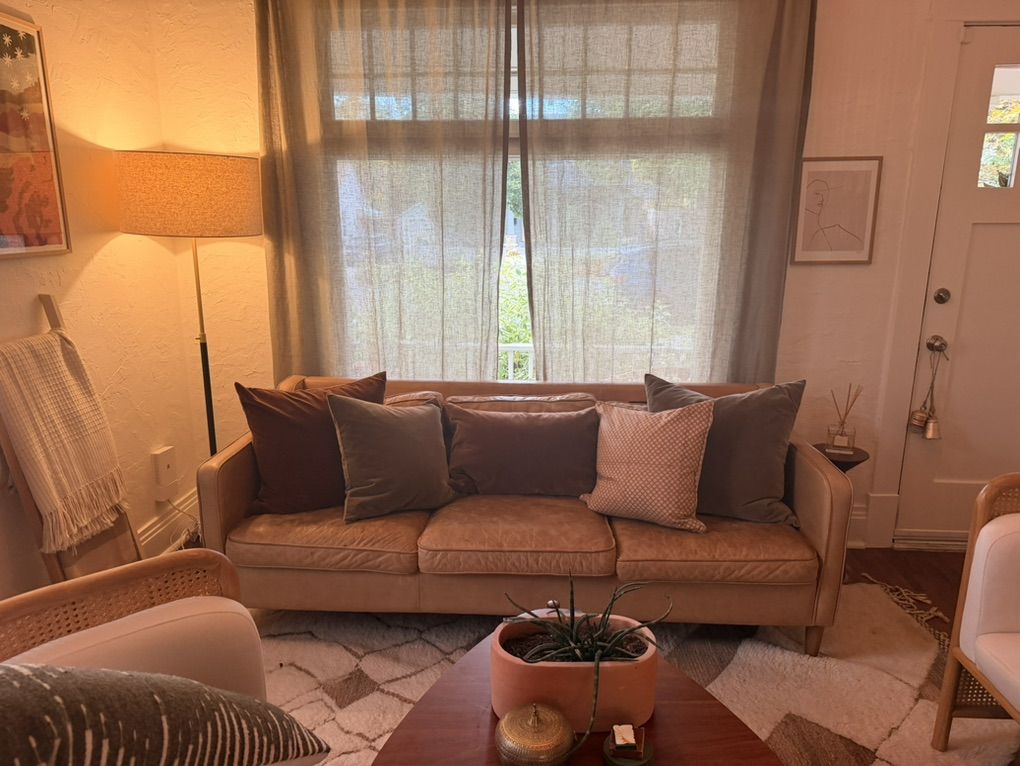 West Elm Hamilton Leather Sofa
