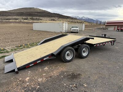 23,000 Lb GVWR 22' Tilt Deck Trailer