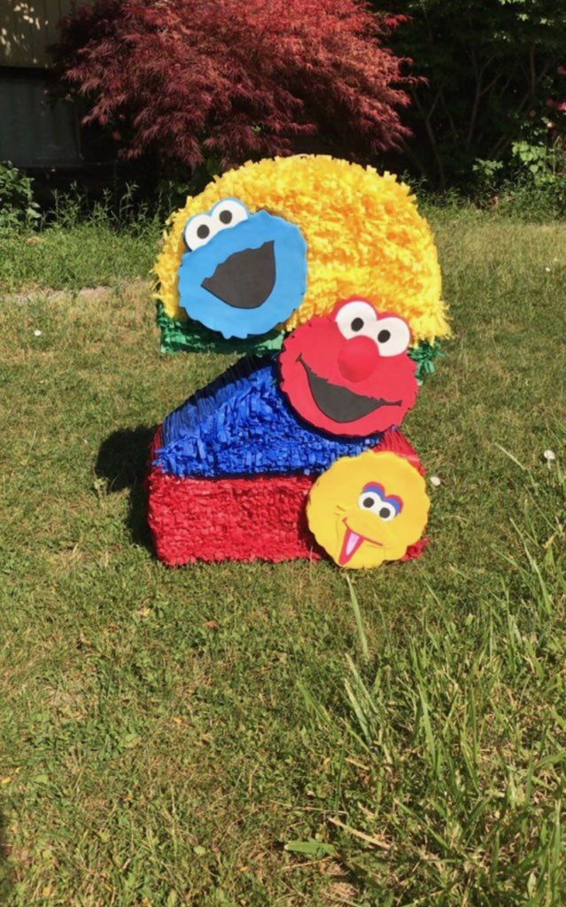 PERSONLIZED ELMO  PINATA