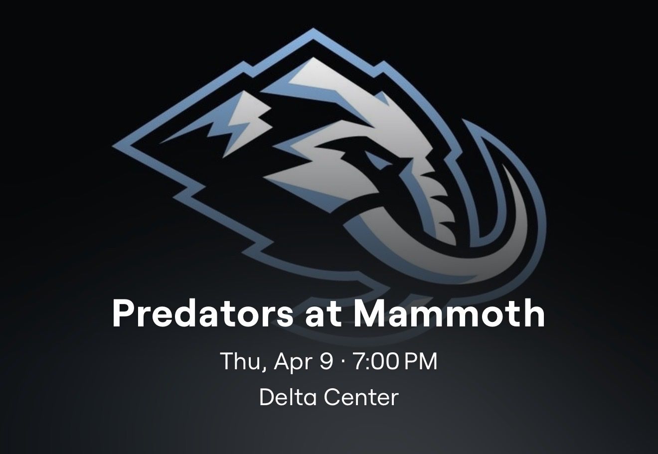 Predators Vs Mammoth 4/9