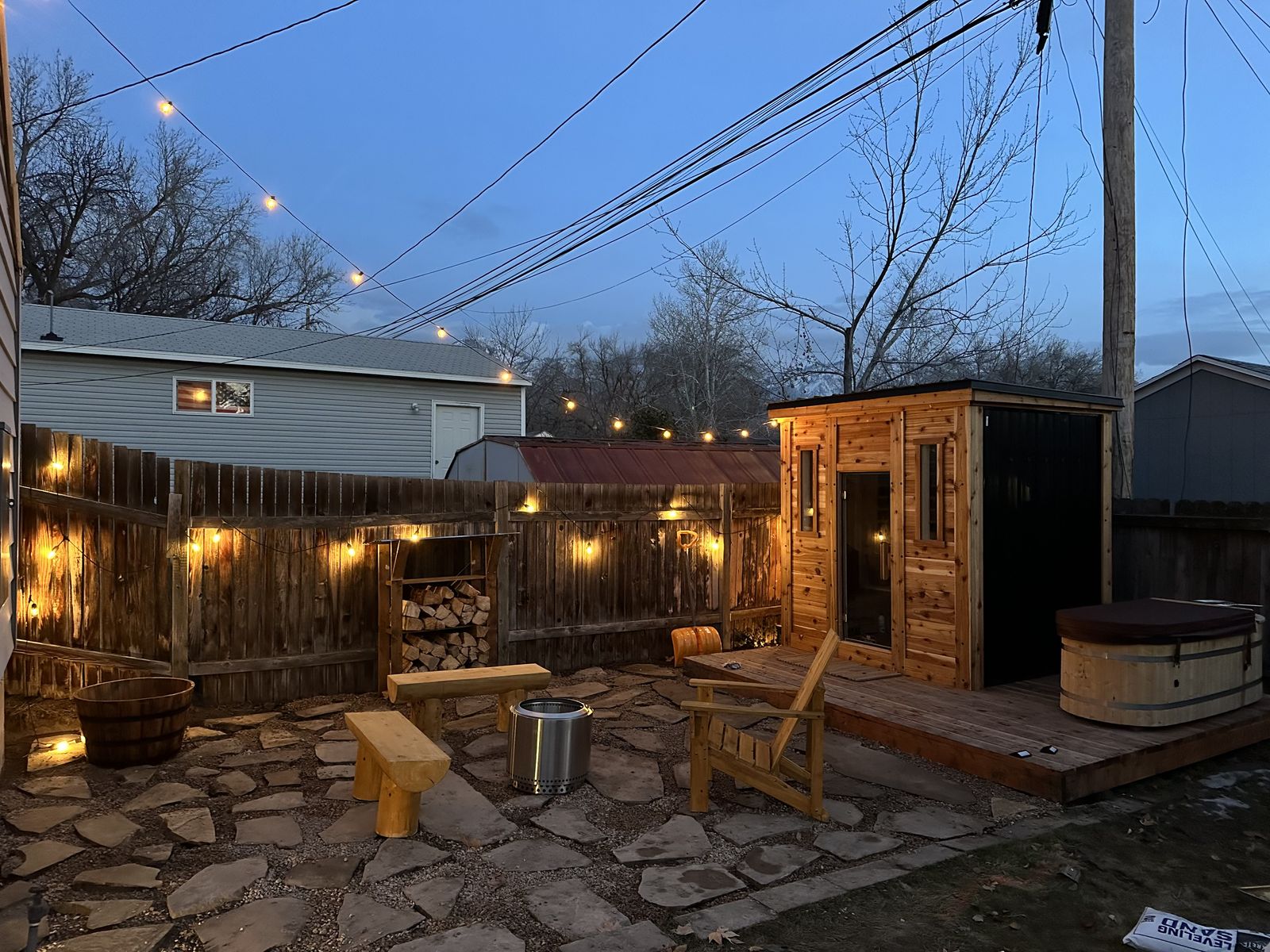 Stop sitting in strangers sweat at the gym, get your own custom home sauna