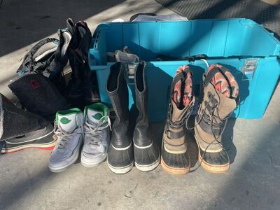 Nike, Jordan's, Sorel Winter Boots $5 A Pair