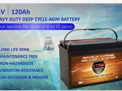MARINE BATTERY DEEP CYCLE BOATS or TRAILERS