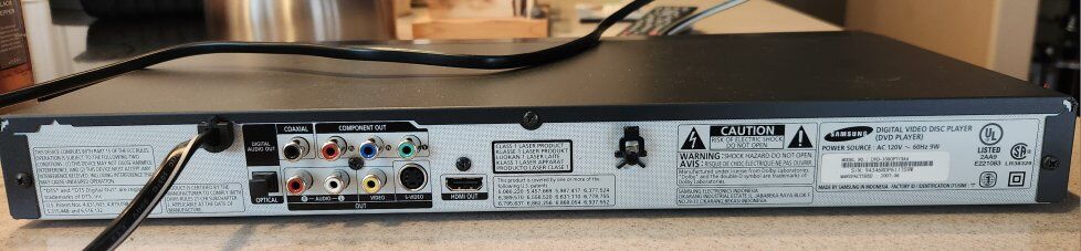 Samsung DVD1080-P7 Player