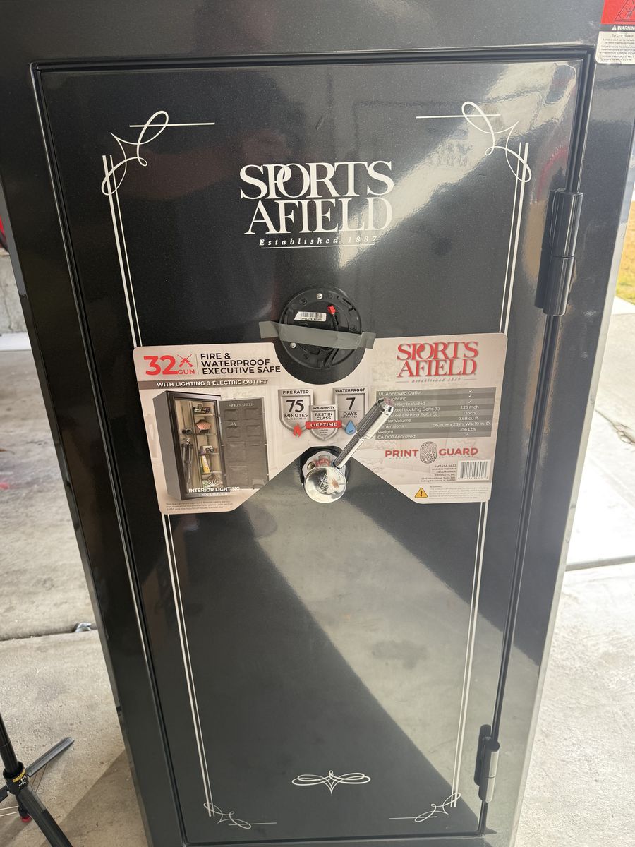 Brand new 32 gun Sports Afield safe