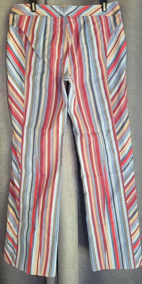 Vintage Express Striped Flared Pants