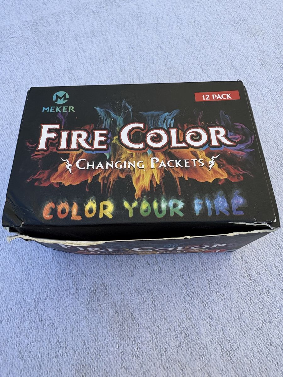 Fire color changing packets