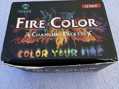 Fire color changing packets