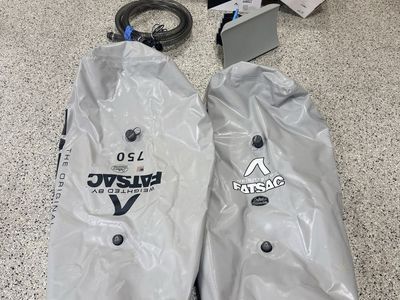 Fat Sac Wakeboard/Wakesurf Ballast Bags - (2) 750lb & (2) 400lb with Pump & wake shaper