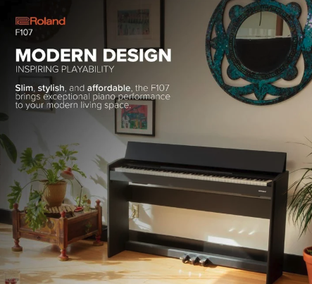 Open box Roland F107 Digital Console Piano/ keyboard. 