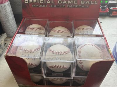 Rawlings Official Game Ball Major League Baseball Display Box with Cases