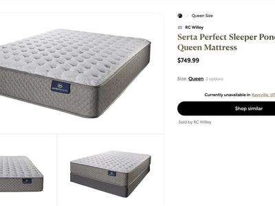 Serta Perfect Sleeper Ponce Queen Mattress - Plush Comfort for Restful Sleep