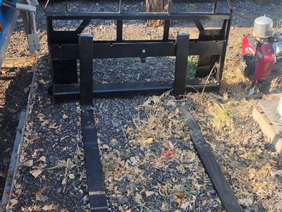 NEW AGT 42" Walk Through Pallet Forks for Wheel Loader / John Deer Tractor rated to 3500 lbs.