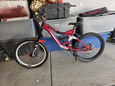 Used Specialized Big Hit 2 FSR Downhill Mountain Bike Full Suspension SIZE L