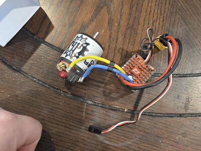 quick run brushed esc and motor