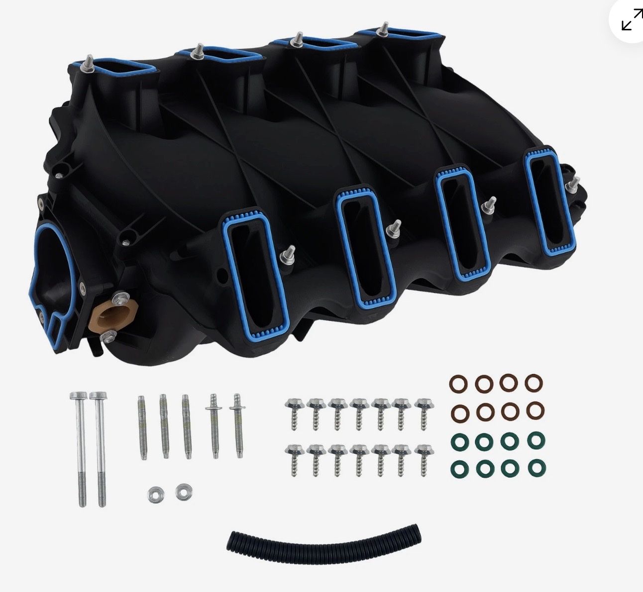 Brand new in box inlet intake manifold for a 1999-2006 Chevrolet Silverado 1500 GMC Yukon XL Savana
