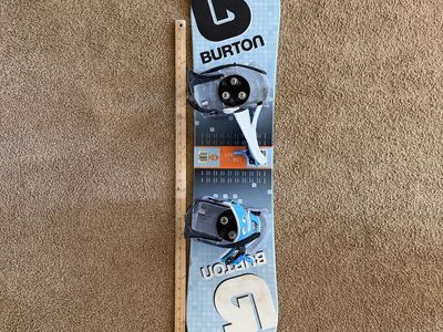 Kids Burton Snowboard With Bindings 110cm