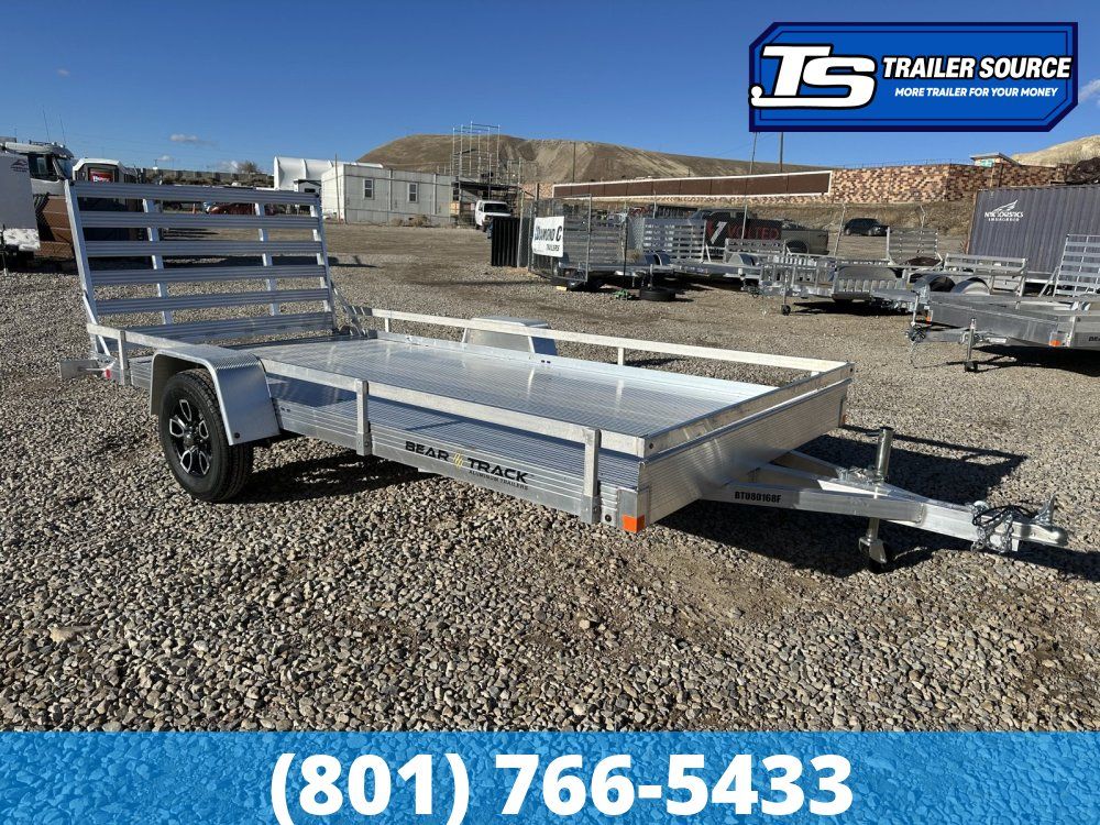 7x14 Bear Track BTU Aluminum Utility Trailer - 3.5K GVWR -