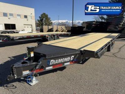 8.5x22 Diamond C DET 207 Deckover Tilt Trailer - 15.5K GVWR -