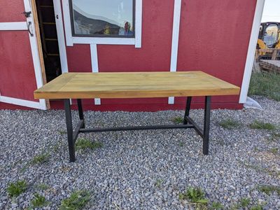 Outdoor 6 person table with chairs