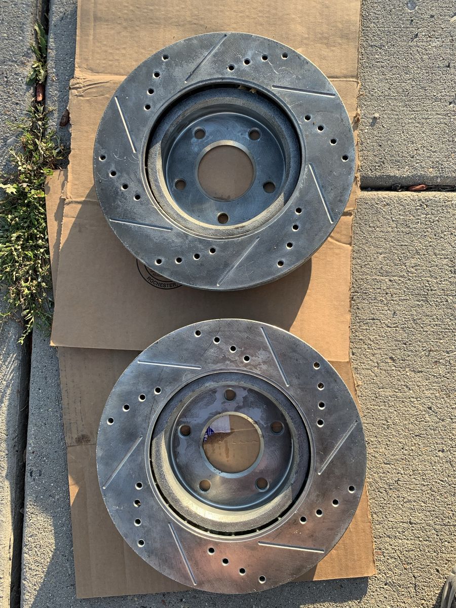 Powerstop drill and slotted rotors