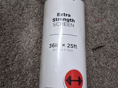 MD Building Products Extra Strength Screen, 36in x 25ft, Durable Window/Door Screening