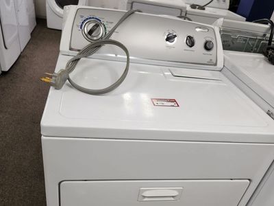 Whirlpool White Electric Dryer - Top Load with Multiple Cycles