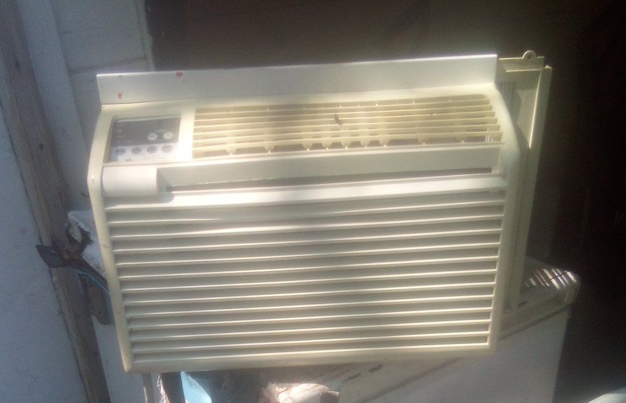 GE Window Air Conditioner - Compact White A/C Unit