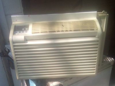 GE Window Air Conditioner - Compact White A/C Unit