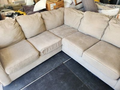 Beige Sectional Couch