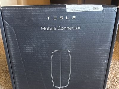 Tesla Mobile Connector EV Charger in Box