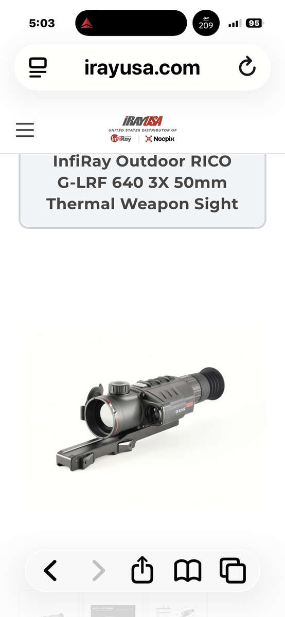 Iray GH50R RICO LRF 640 Thermal