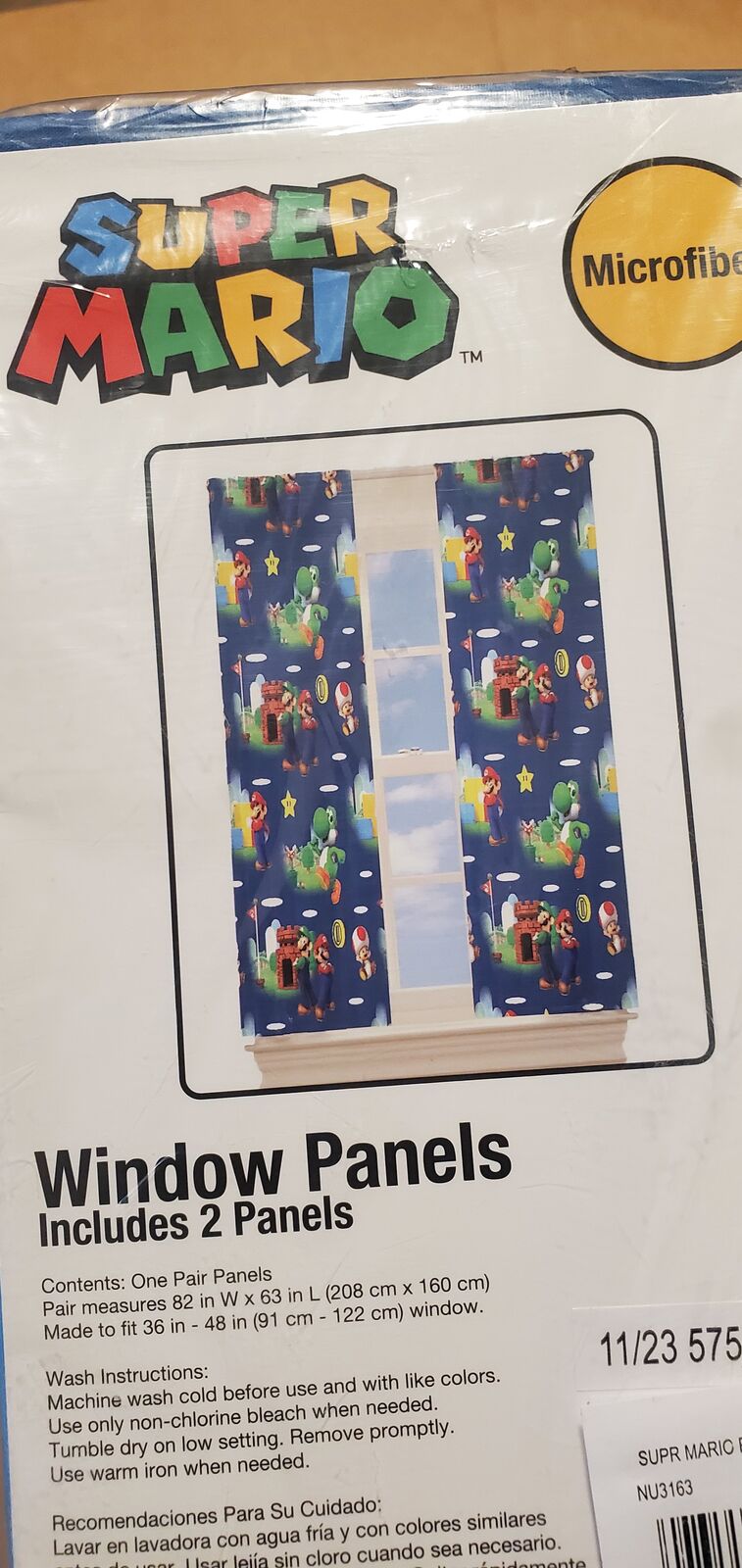 Super Mario curtains