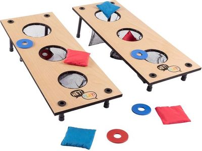 2-in-1 Washers Game and Bean Bag Toss Set