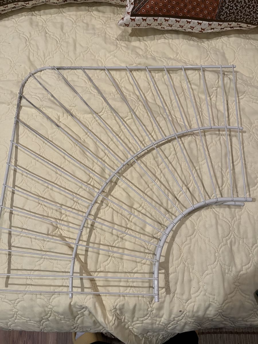 wire corner shelf